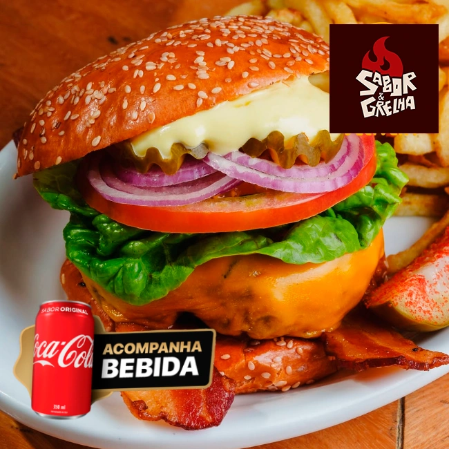 2x Combo Classic Salada + 2 Coca Cola + Fritas 