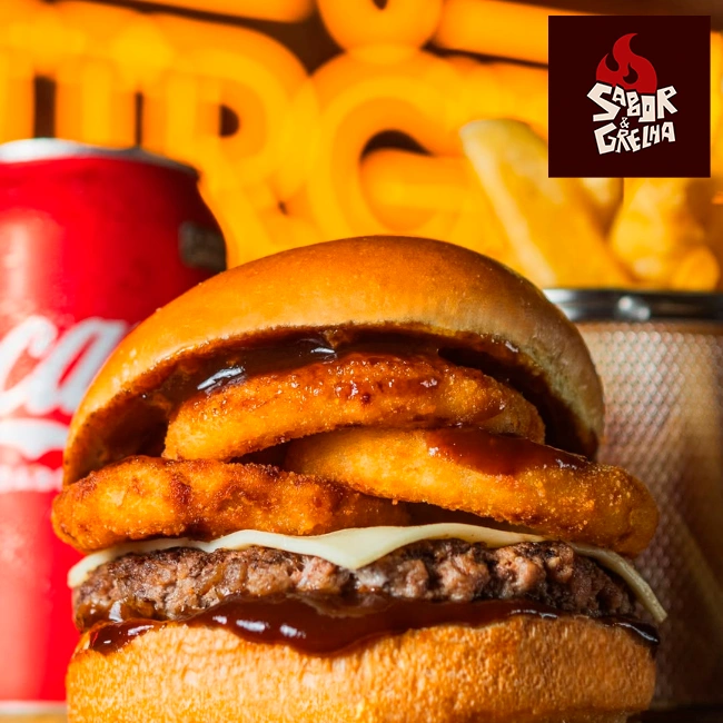 Combo Classic Onion Rings individual + Coca Cola + Fritas