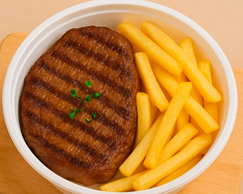 Marmitex Contra Filé Com Fritas